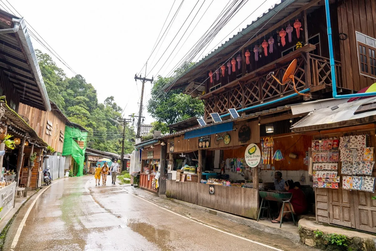 ภาพหมู่บ้านแม่กำปอง
